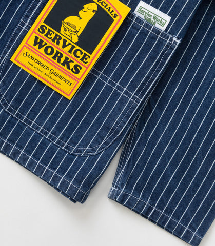Pinstripe Denim Coverall 2.0 Indigo