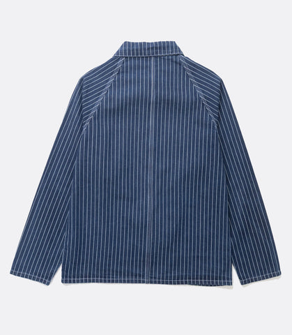 Pinstripe Denim Coverall 2.0 Indigo