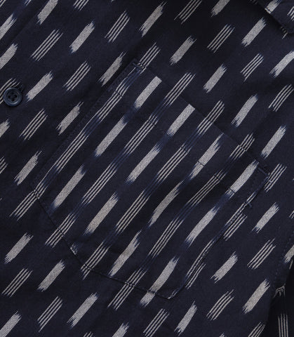 Ikat Shirt Navy