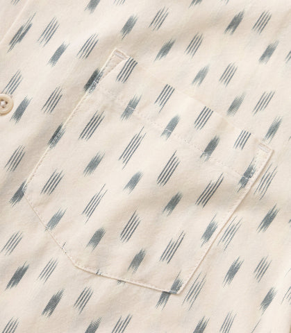 Ikat Shirt White