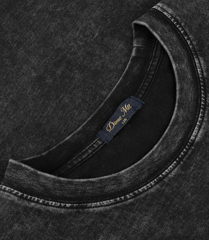 SMALL LOGO TEE FADED BLACK