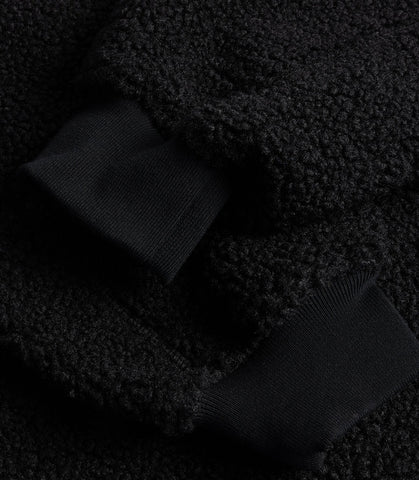 POLAR FLEECE ZIP BLACK