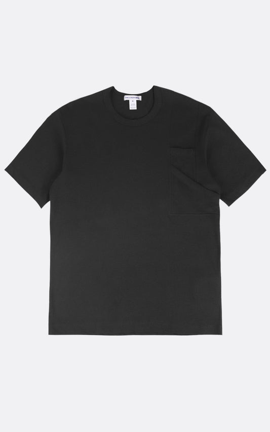 MENS T-SHIRT KNIT BLACK