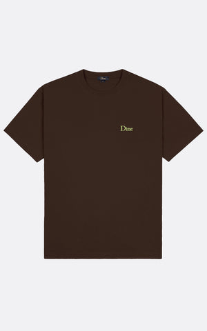 CLASSIC SMALL LOGO T-SHIRT DEEP BROWN