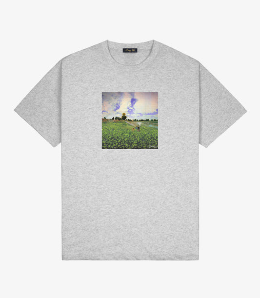FIELD TSHIRT HEATHER GRAY