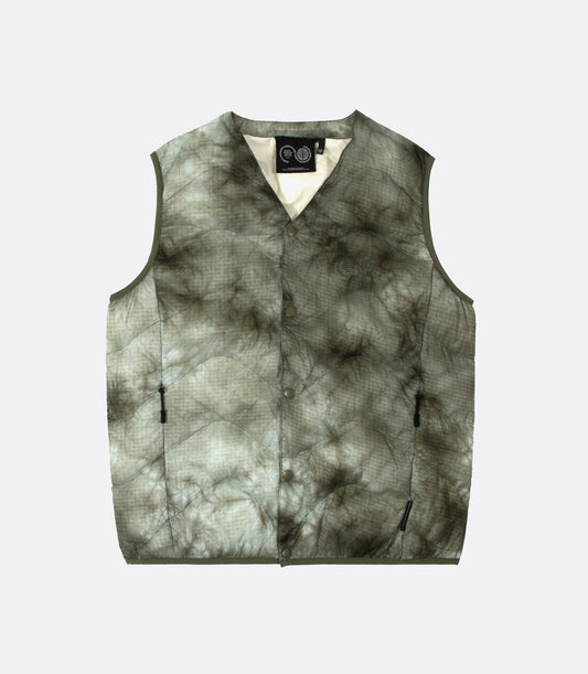 WAVE TIE DYE VEST CAMO