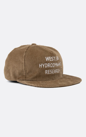 WHR WHALE CORD HAT BROWN