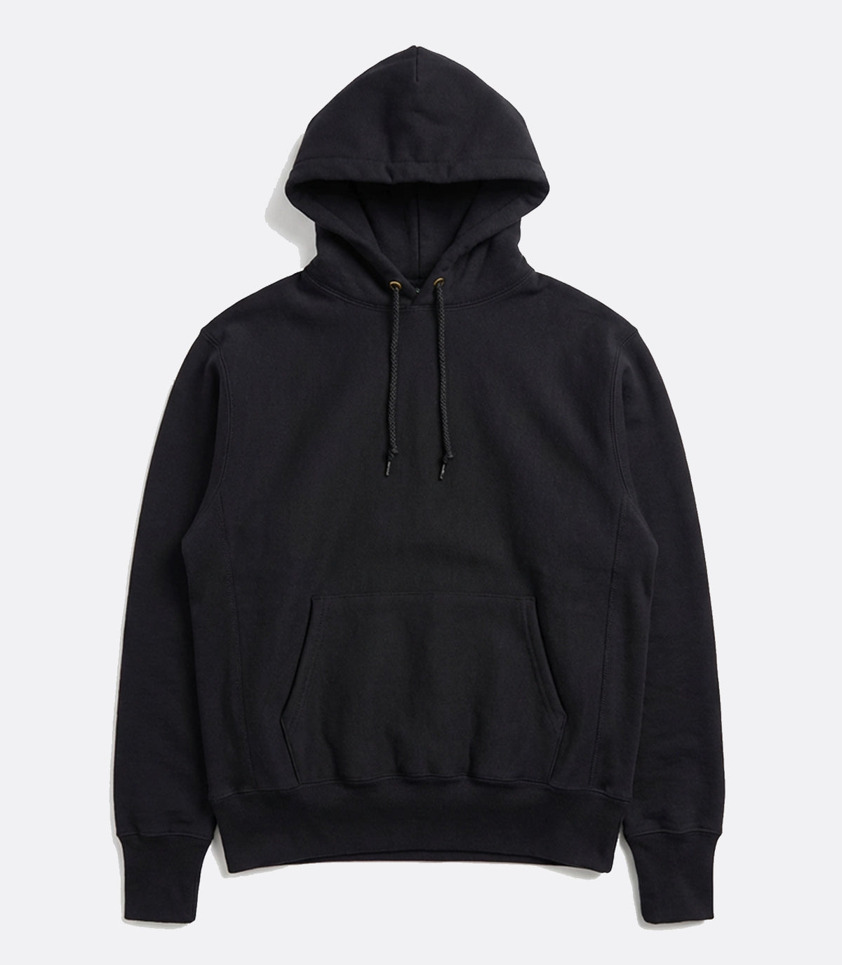 Hooded sweater cross-knit Black