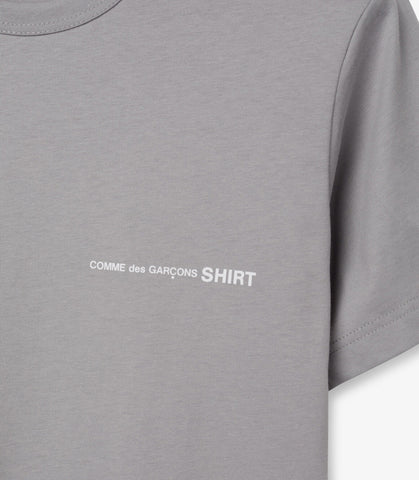 SS LOGO T-SHIRT  GREY