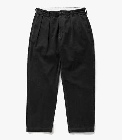 CORDUROY PART TIMER PANT BLACK