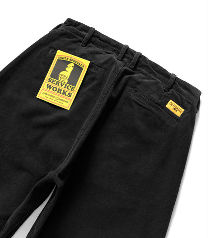 CORDUROY PART TIMER PANT BLACK