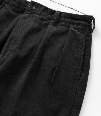 CORDUROY PART TIMER PANT BLACK