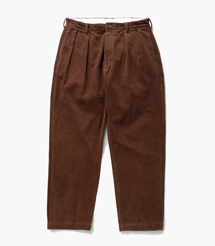 CORDUROY PART TIMER PANT BROWN