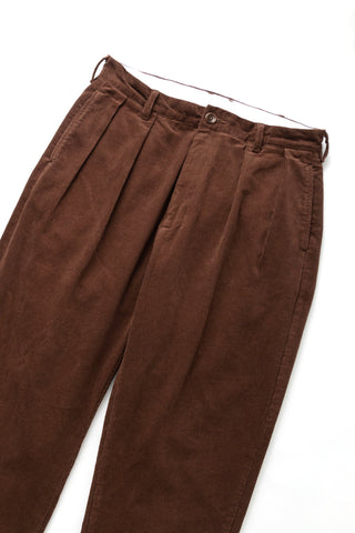 CORDUROY PART TIMER PANT BROWN