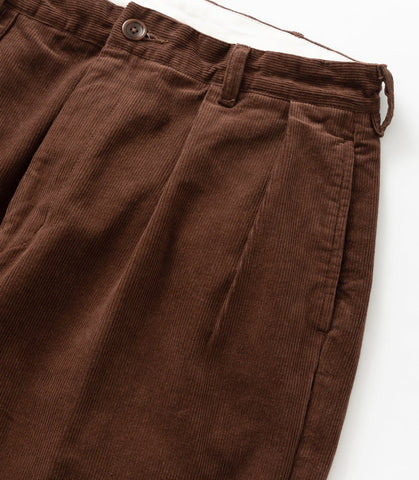 CORDUROY PART TIMER PANT BROWN