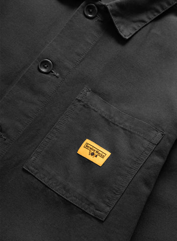 CANVAS COVERALL JACKET BLACK