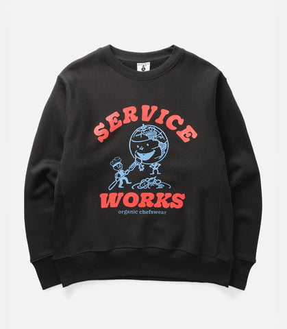 ORGANIC CHEF CREWNECK BLACK