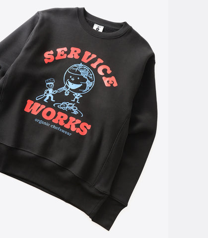 ORGANIC CHEF CREWNECK BLACK