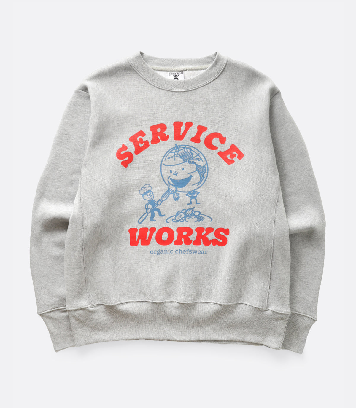 ORGANIC CHEF CREWNECK MARL GREY