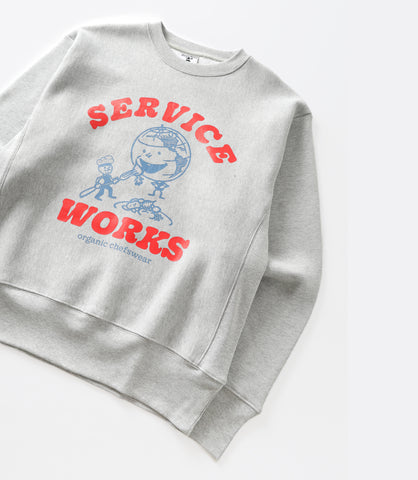 ORGANIC CHEF CREWNECK MARL GREY