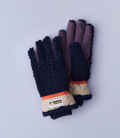 Elmer Teddy 5 fingers navy gloves