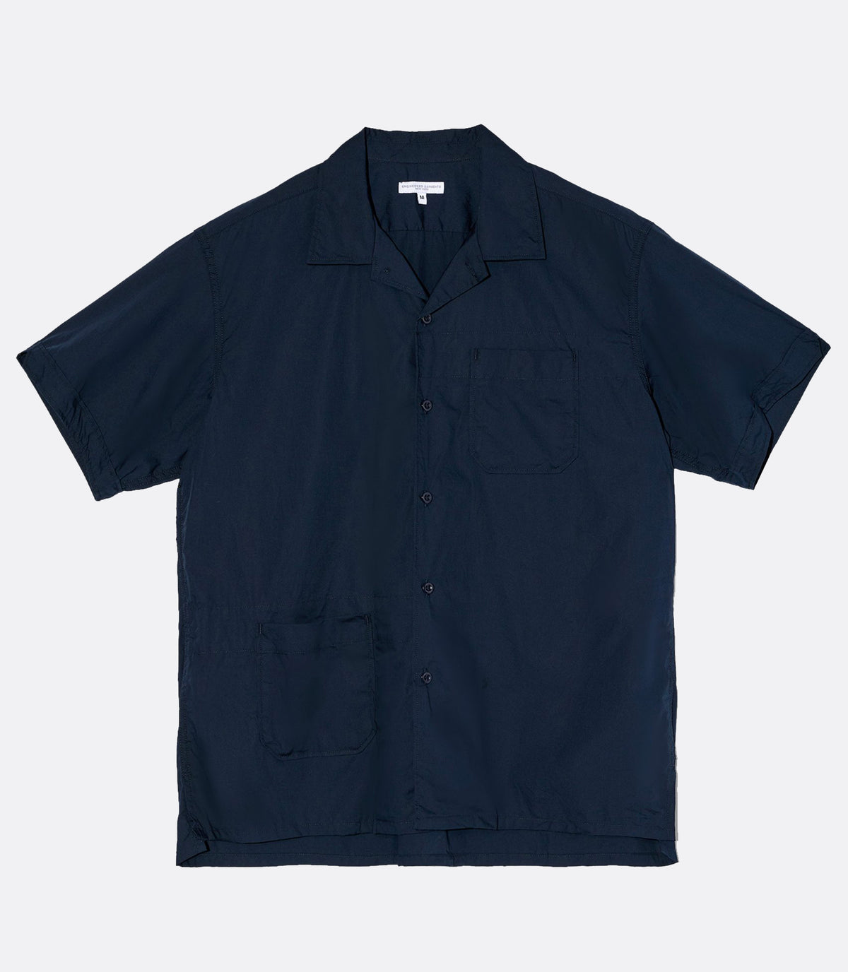 Camp Shirt Dk Navy Cotton Broadcloth
