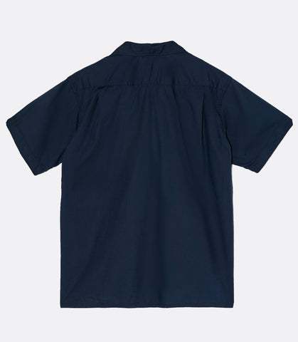 Camp Shirt Dk Navy Cotton Broadcloth