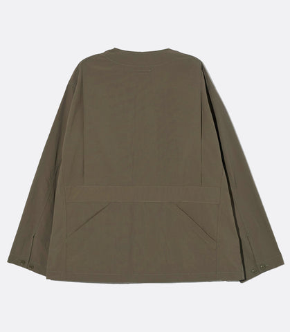 Cardigan Jacket Olive Polyester Taslan