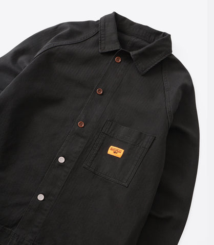 HERRINGBONE FOH JACKET BLACK