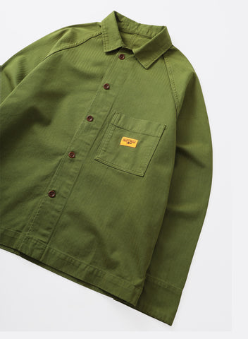 HERRINGBONE FOH JACKET PESTO