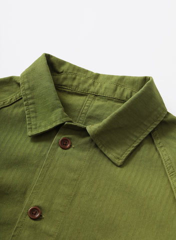 HERRINGBONE FOH JACKET PESTO