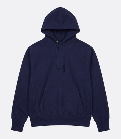 Hooded sweater cross-knit Navy
