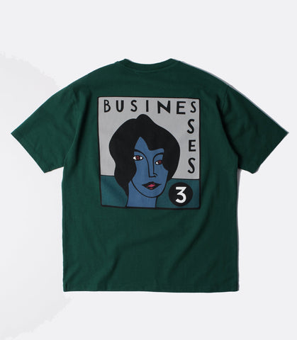 Nothing  Please Tee Pine Green