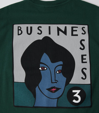 Nothing  Please Tee Pine Green
