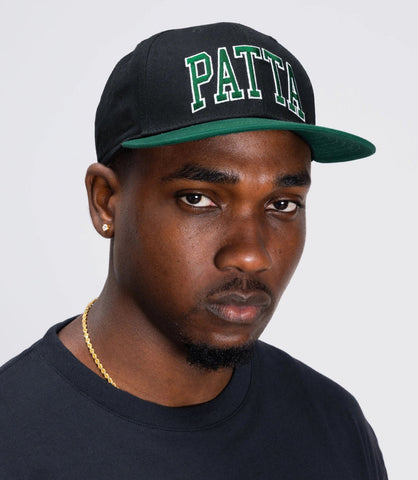 Patta Arc Logo Snapback Cap Black
