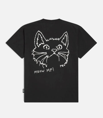 Patta Meow Tshirt Black