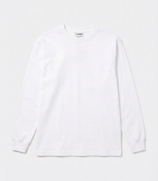 Long sleeve t-shirt 8OZ MAX-WEIGHT, White